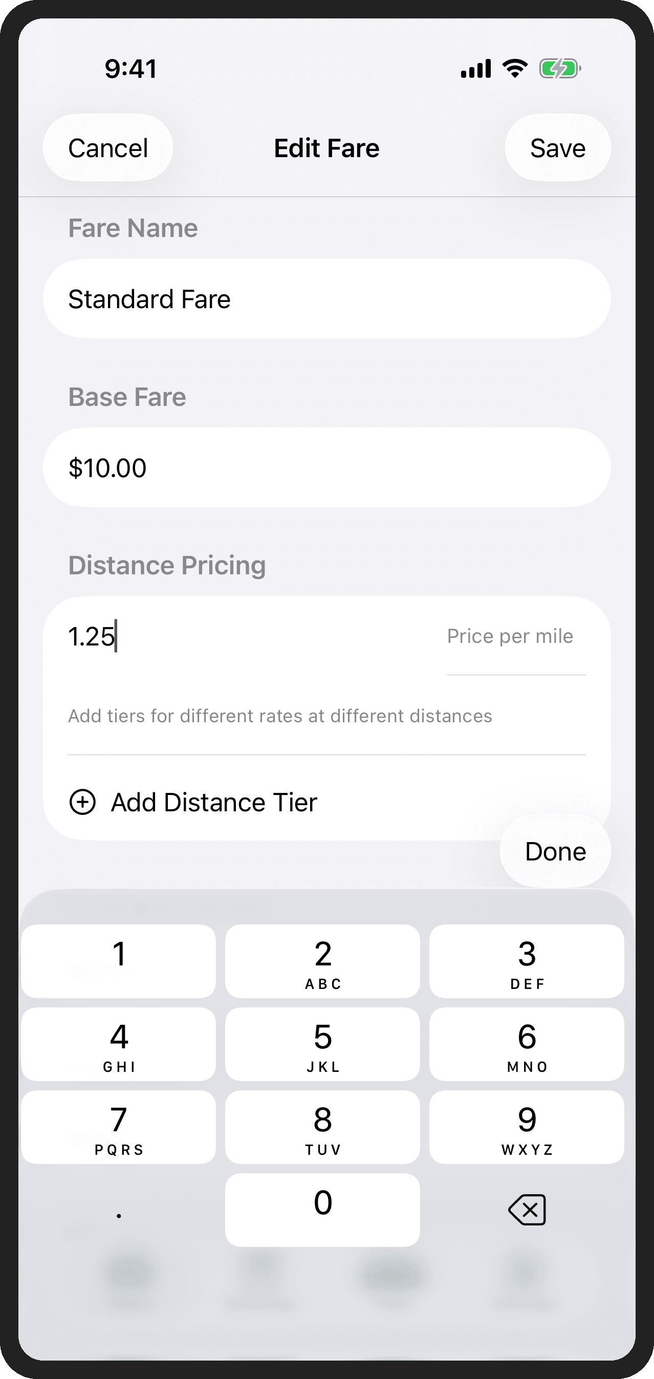 Professional Taximeter App for Drivers